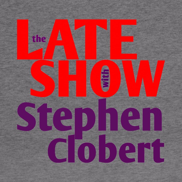 The late show Stephen Colbert by Younis design 